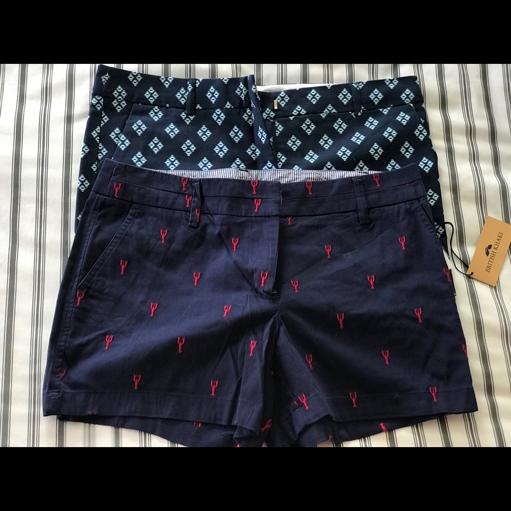 British Khaki and Kenar Shorts - Size 8
